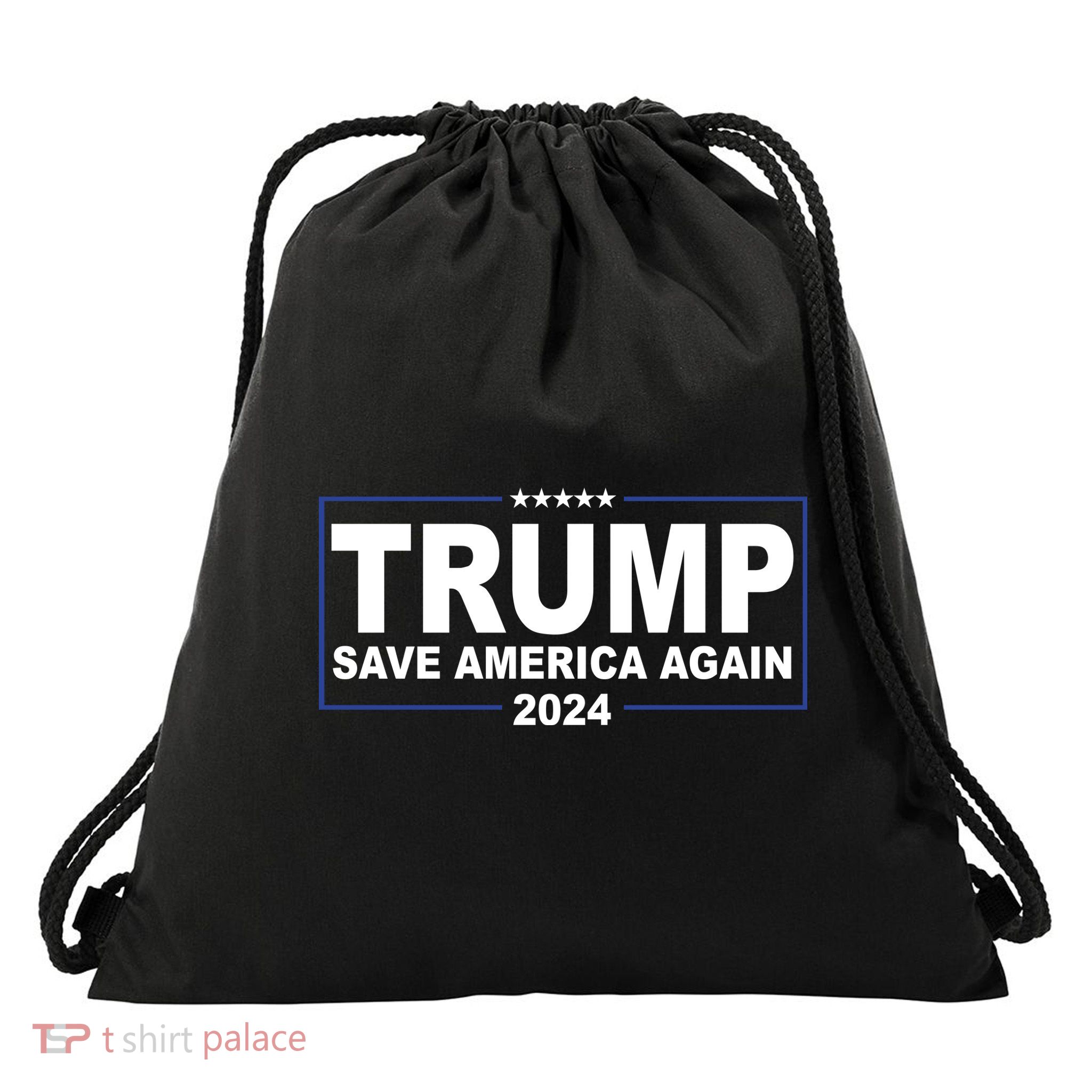 Trump Save America Again 2024 Drawstring Bag
