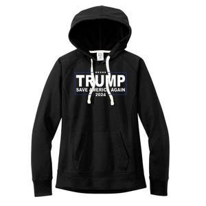 Trump Save America Again 2024 Women's Fleece Hoodie