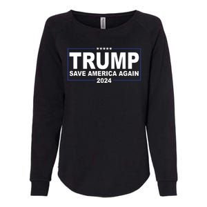 Trump Save America Again 2024 Womens California Wash Sweatshirt