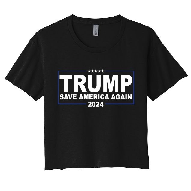 Trump Save America Again 2024 Crop Top