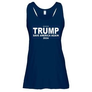 Trump Save America Again 2024 Ladies Essential Flowy Tank