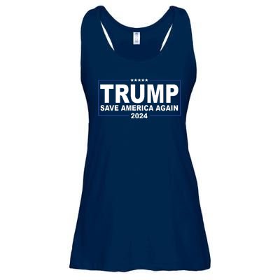 Trump Save America Again 2024 Ladies Essential Flowy Tank