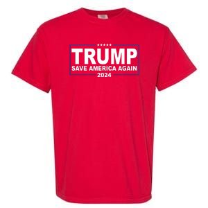 Trump Save America Again 2024 Garment-Dyed Heavyweight T-Shirt