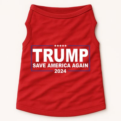 Trump Save America Again 2024 Doggie Tank