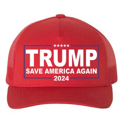 Trump Save America Again 2024 Yupoong Adult 5-Panel Trucker Hat