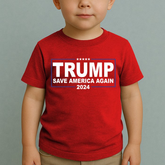 Trump Save America Again 2024 Toddler T-Shirt