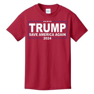 Trump Save America Again 2024 Kids T-Shirt