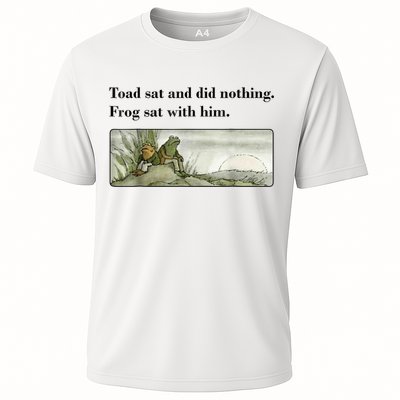 Toad Sat And Did Nothing Frog Sat With Him Performance Shirt