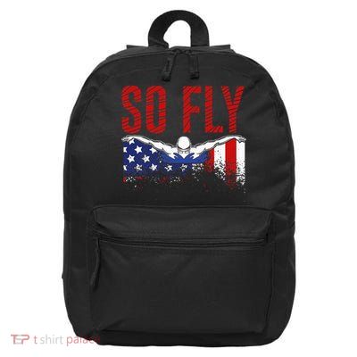 Team Sports Athlete So Fly USA Swimming 16 in Basic Backpack