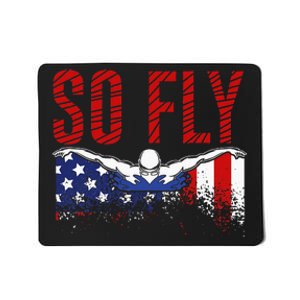 Team Sports Athlete So Fly USA Swimming Mousepad