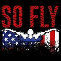 Team Sports Athlete So Fly USA Swimming Visor
