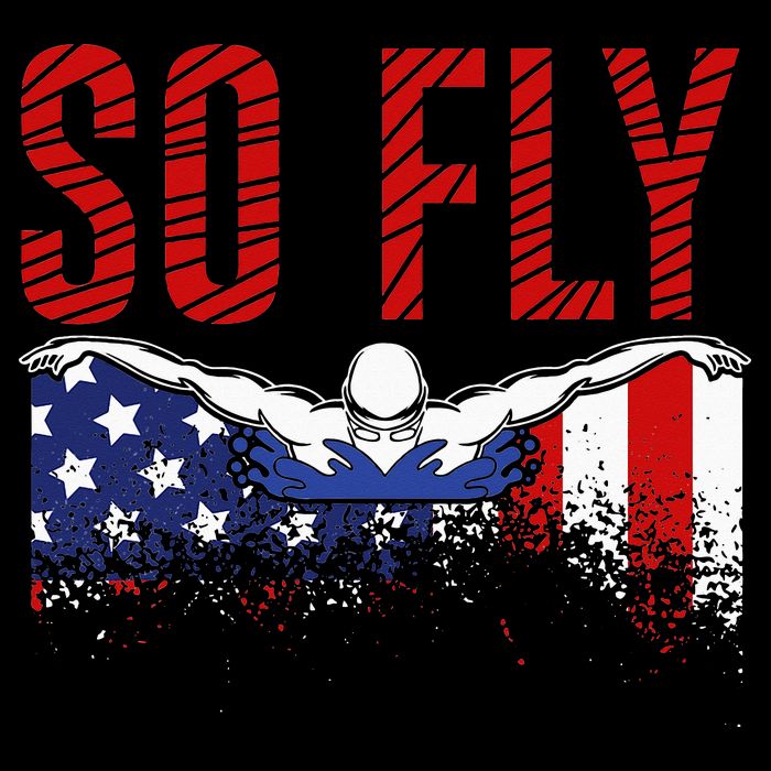 Team Sports Athlete So Fly USA Swimming Visor