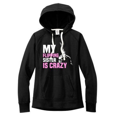 Tumbling Sister Athlete Sport Gymnastics Women's Fleece Hoodie