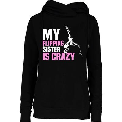 Tumbling Sister Athlete Sport Gymnastics Womens Funnel Neck Pullover Hood