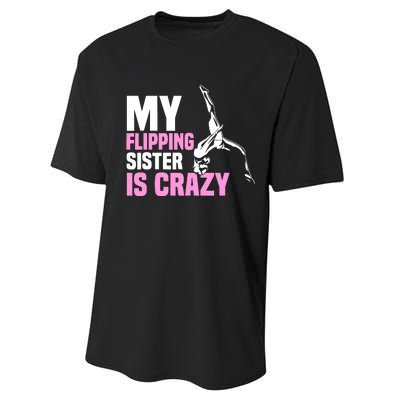 Tumbling Sister Athlete Sport Gymnastics Performance Sprint T-Shirt