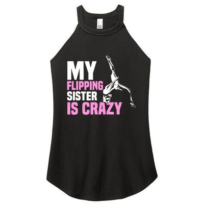 Tumbling Sister Athlete Sport Gymnastics Women's Perfect Tri Rocker Tank