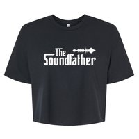 The Soundfather Audio Engineer Sound Engineer Bella+Canvas Jersey Crop Tee