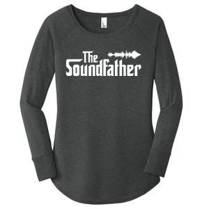 The Soundfather Audio Engineer Sound Engineer Women's Perfect Tri Tunic Long Sleeve Shirt