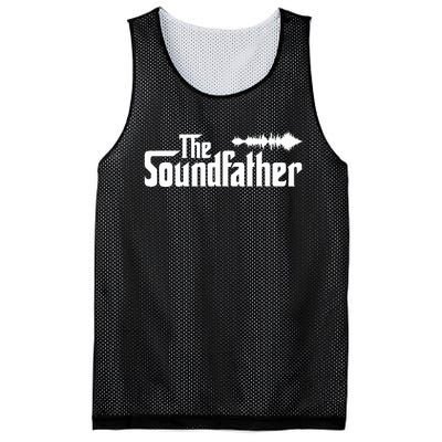 The Soundfather Audio Engineer Sound Engineer Mesh Reversible Basketball Jersey Tank