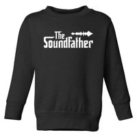 The Soundfather Audio Engineer Sound Engineer Toddler Sweatshirt