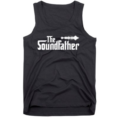 The Soundfather Audio Engineer Sound Engineer Tank Top