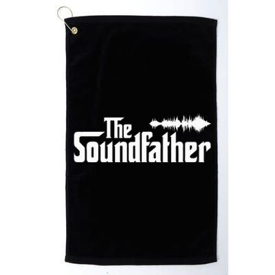 The Soundfather Audio Engineer Sound Engineer Platinum Collection Golf Towel