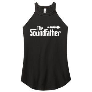 The Soundfather Audio Engineer Sound Engineer Women's Perfect Tri Rocker Tank