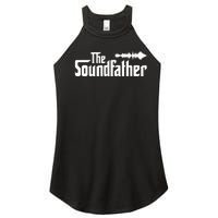 The Soundfather Audio Engineer Sound Engineer Women's Perfect Tri Rocker Tank