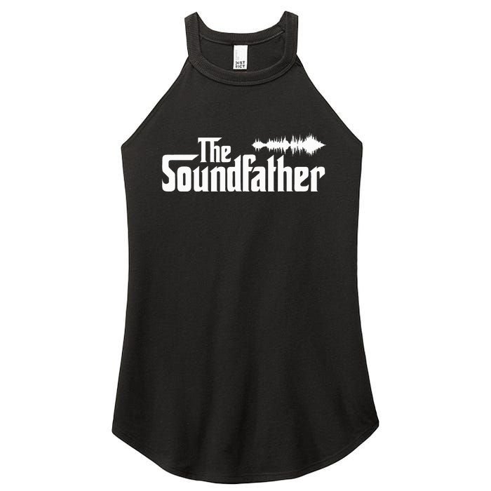 The Soundfather Audio Engineer Sound Engineer Women's Perfect Tri Rocker Tank