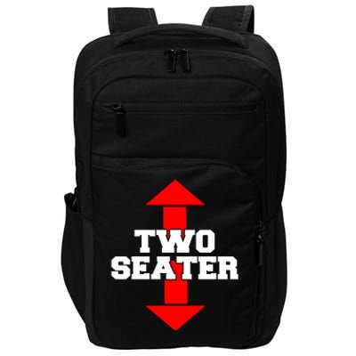 Two Seater Arrow Funny Novelty Joke I Adult Humor Funny Gift Impact Tech Backpack