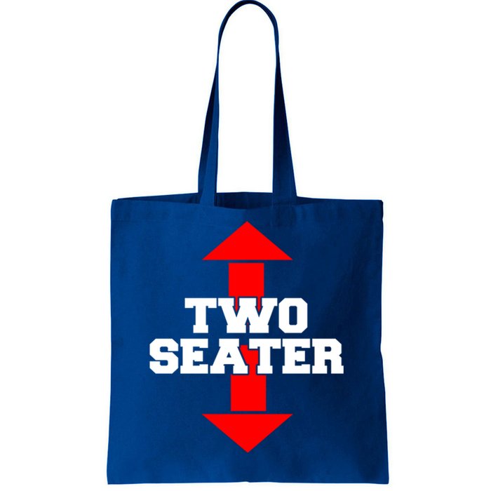 Two Seater Arrow Funny Novelty Joke I Adult Humor Funny Gift Tote Bag