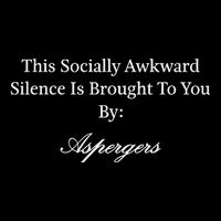 This Socially Awkward Silence Is Brought To You By Aspergers Drawstring Bag