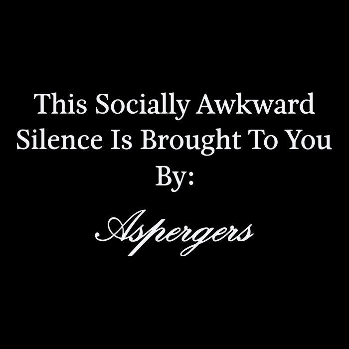 This Socially Awkward Silence Is Brought To You By Aspergers Drawstring Bag