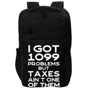 Tax Season Accountant CPA Tax Preparer Pun Joke Gift Impact Tech Backpack