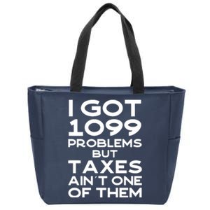 Tax Season Accountant CPA Tax Preparer Pun Joke Gift Zip Tote Bag