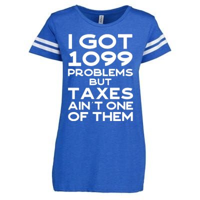 Tax Season Accountant CPA Tax Preparer Pun Joke Gift Enza Ladies Jersey Football T-Shirt