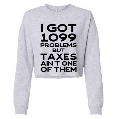 Tax Season Accountant CPA Tax Preparer Pun Joke Gift Cropped Pullover Crew