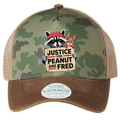 The Squirrel And Fred The Raccon Justice For Peanut Gift Legacy Tie Dye Trucker Hat