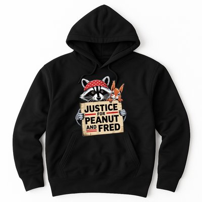 The Squirrel And Fred The Raccon Justice For Peanut Gift Hoodie