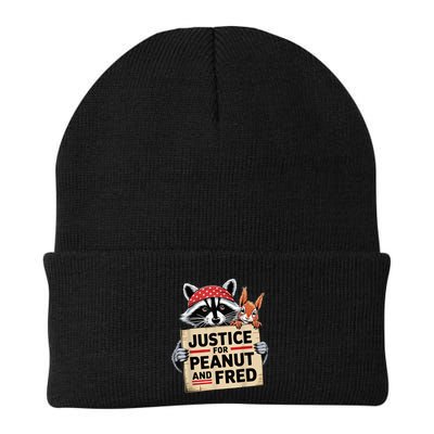 The Squirrel And Fred The Raccon Justice For Peanut Gift Beanie
