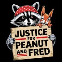 The Squirrel And Fred The Raccon Justice For Peanut Gift Bag
