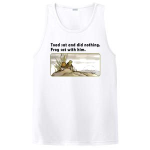 Toad Sat And Did Nothing Frog Toad Book Lover PosiCharge Competitor Tank