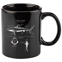 Tiger Shark Anatomy Marine Biologist 11oz C Handle Ceramic Mug