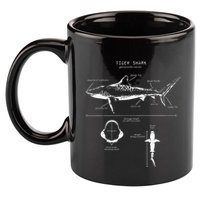 Tiger Shark Anatomy Marine Biologist 11oz C Handle Ceramic Mug