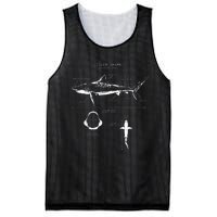 Tiger Shark Anatomy Marine Biologist Mesh Reversible Basketball Jersey Tank