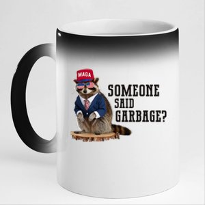 Trump’S Supporters Are Garbage Joe Biden Republican Raccoon 11oz Black Color Changing Mug