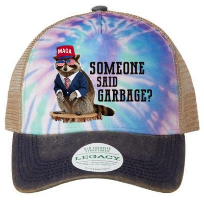 Trump’S Supporters Are Garbage Joe Biden Republican Raccoon Legacy Tie Dye Trucker Hat