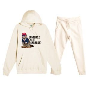 Trump’S Supporters Are Garbage Joe Biden Republican Raccoon Premium Hooded Sweatsuit Set