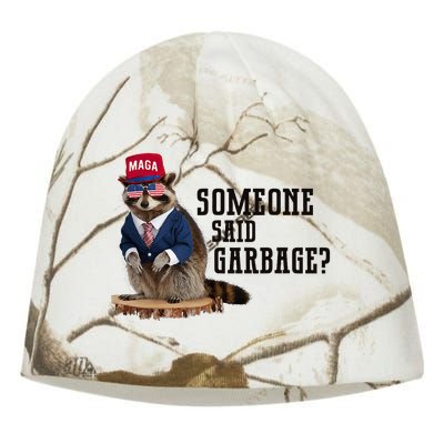 Trump’S Supporters Are Garbage Joe Biden Republican Raccoon Kati - Camo Knit Beanie