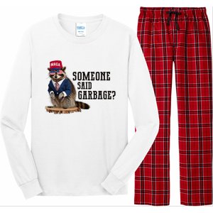 Trump’S Supporters Are Garbage Joe Biden Republican Raccoon Long Sleeve Pajama Set